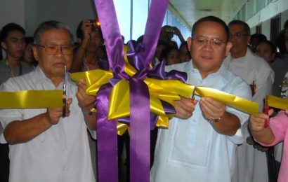 Fr. Peligro and Fr. Buñao with Dean Pepito